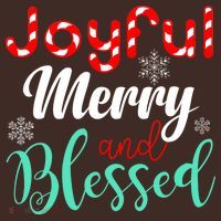 Joyful Merry And Blessed Coaster thumb 2