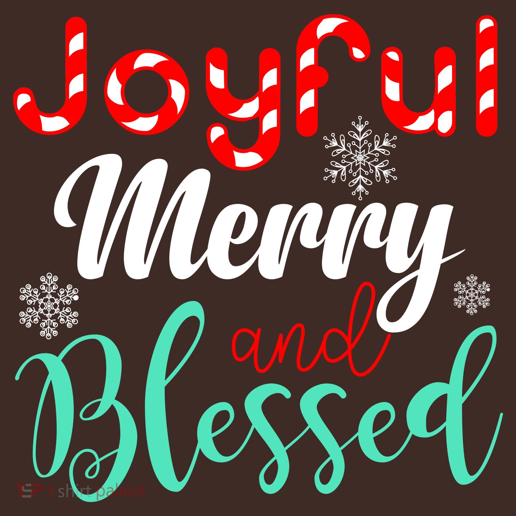 Joyful Merry And Blessed Kids Hoodie