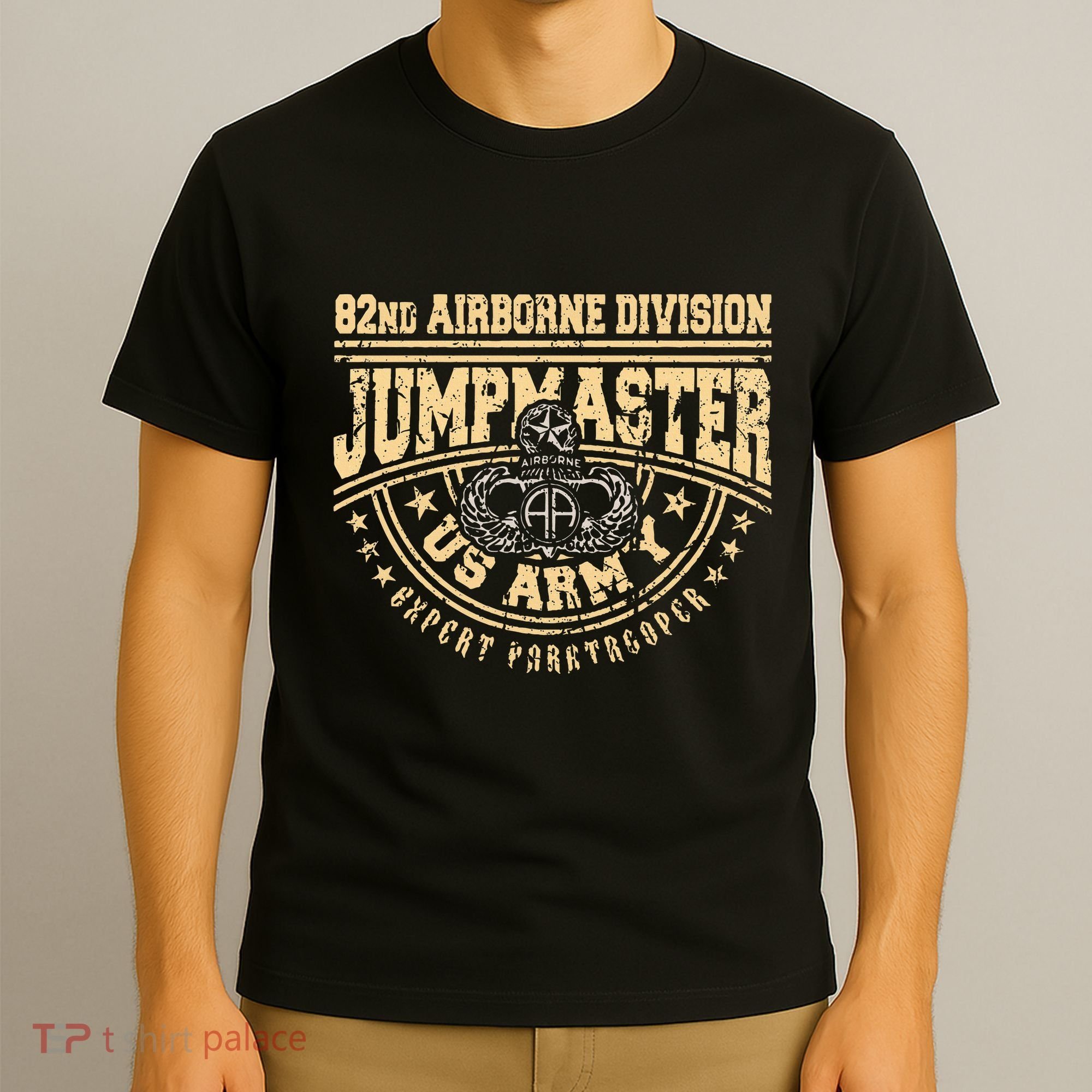 Jumpmaster Paratrooper Airborne 82nd Airborne Division Gear T-Shirt