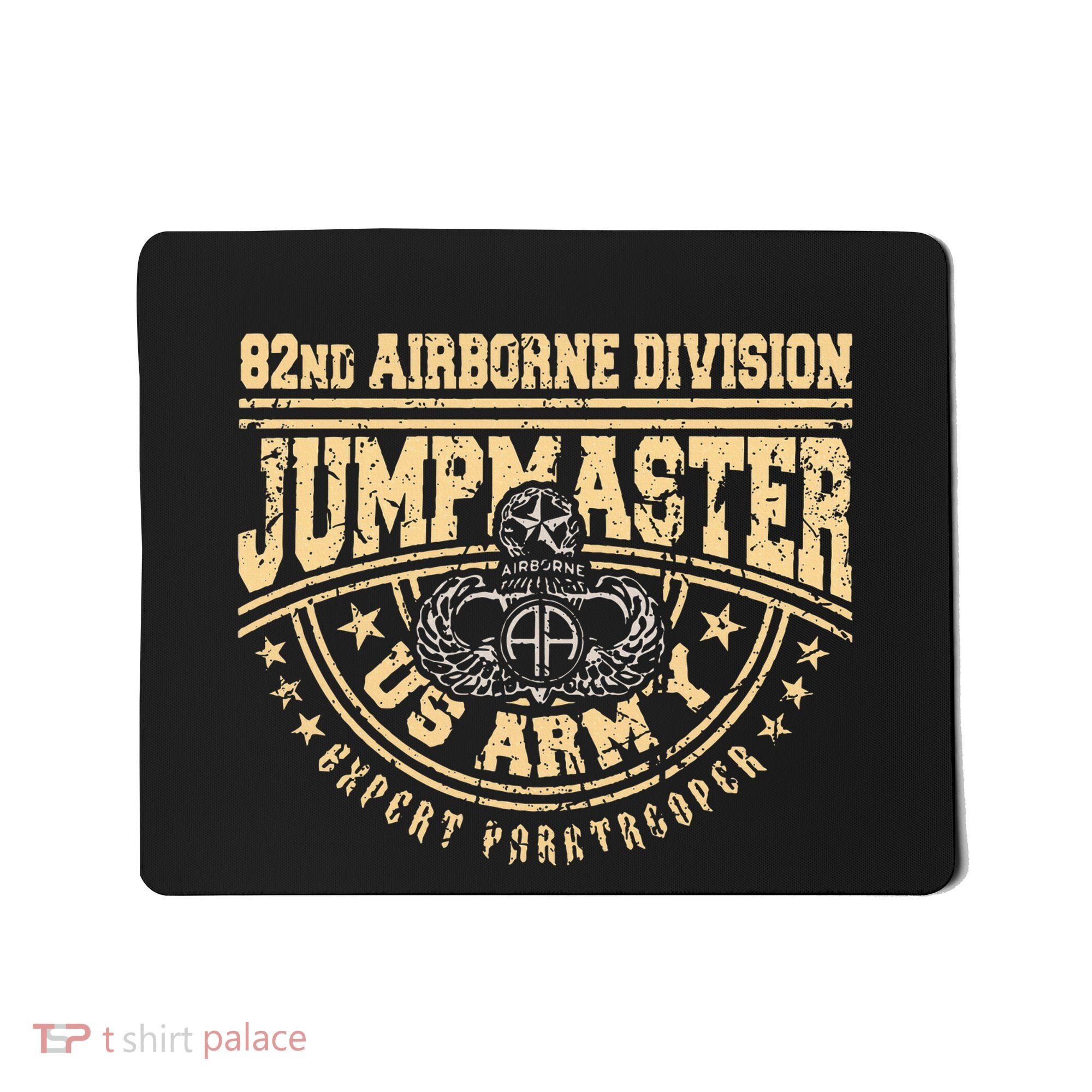 Jumpmaster Paratrooper Airborne 82nd Airborne Division Gear Mousepad