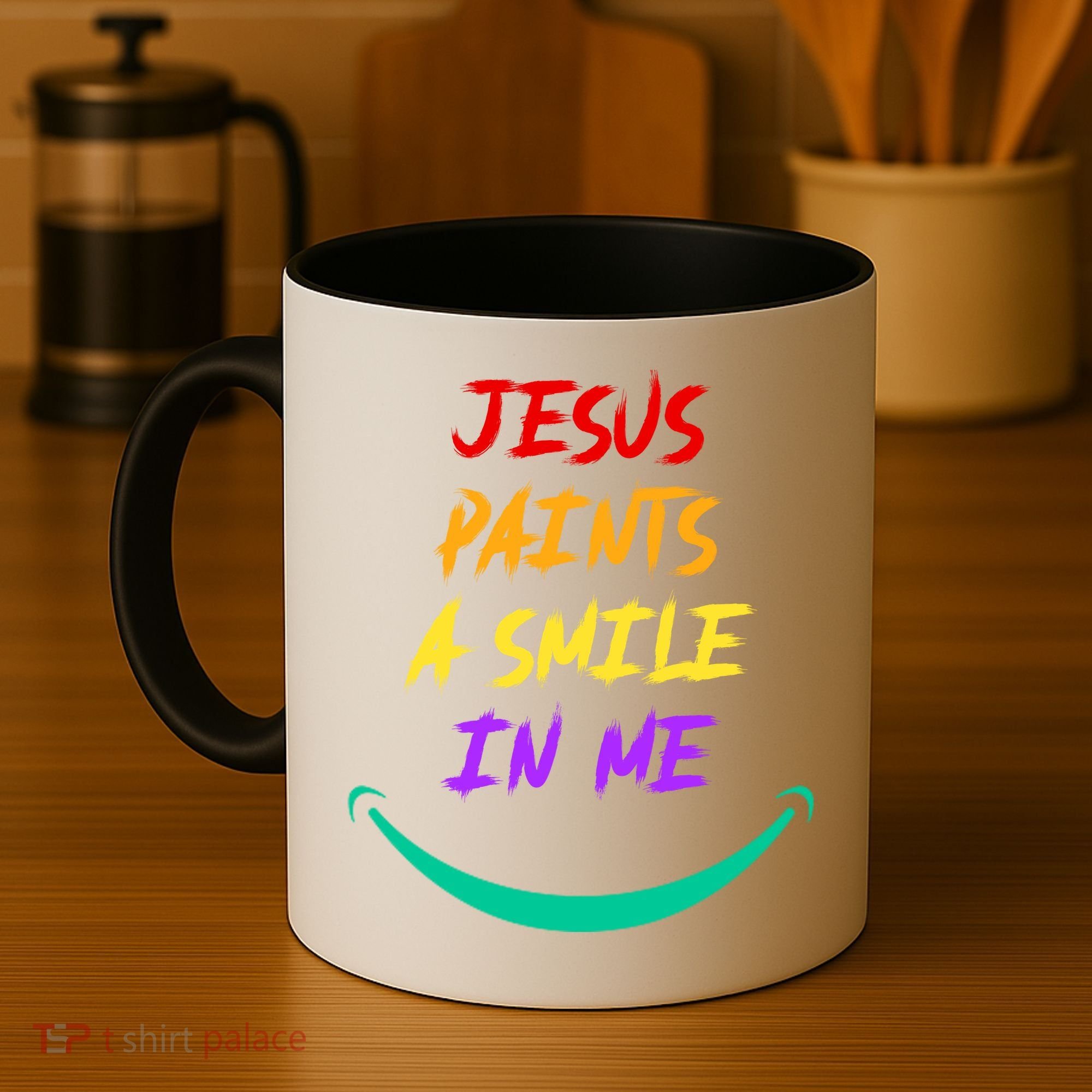 Jesus Paints A Smile In Me Coffee Mug