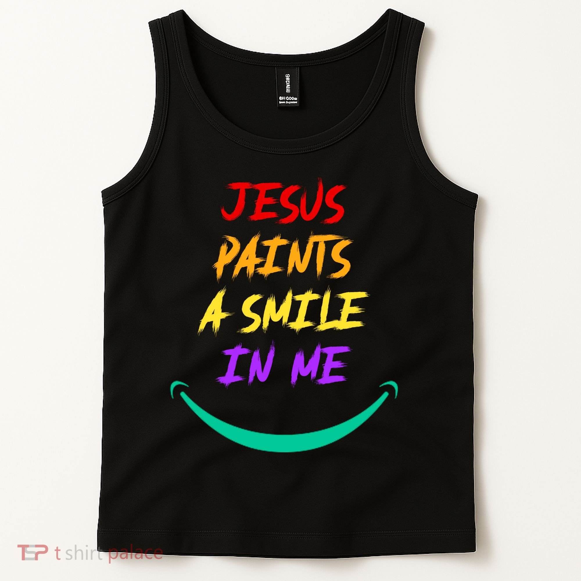 Jesus Paints A Smile In Me Tank Top