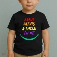 Jesus Paints A Smile In Me Toddler T-Shirt thumb 2