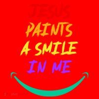 Jesus Paints A Smile In Me Santa Hat thumb 1