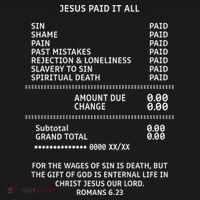 Jesus Paid-It All Christianity Christian Bible Ornament thumb 1