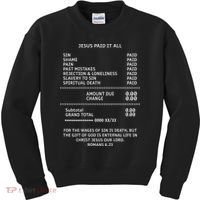 Jesus Paid-It All Christianity Christian Bible Kids Sweatshirt thumb 0