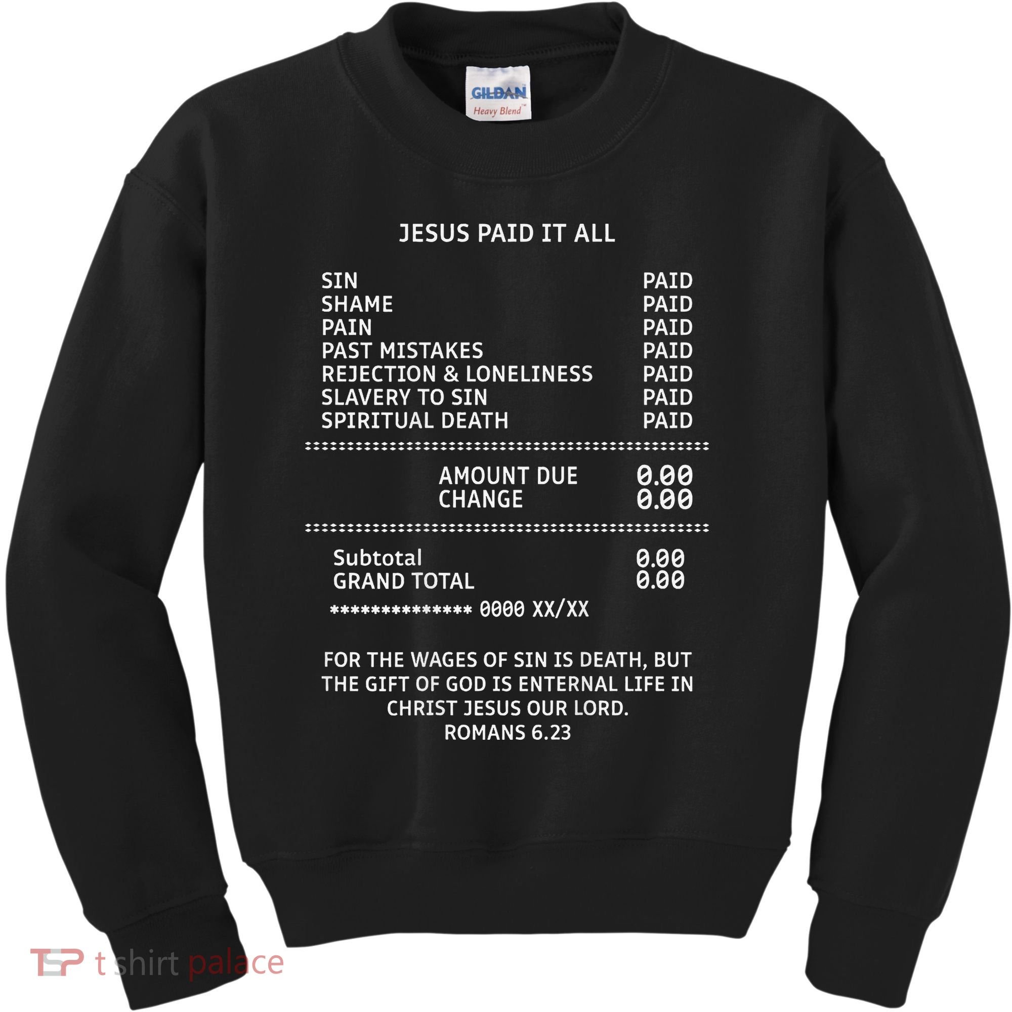 Jesus Paid-It All Christianity Christian Bible Kids Sweatshirt