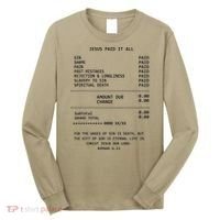 Jesus Paid-It All Christianity Christian Bible Long Sleeve Shirt thumb 0