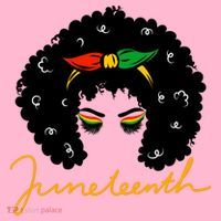 Juneteenth Pride Afro Hair Black History Coaster thumb 2