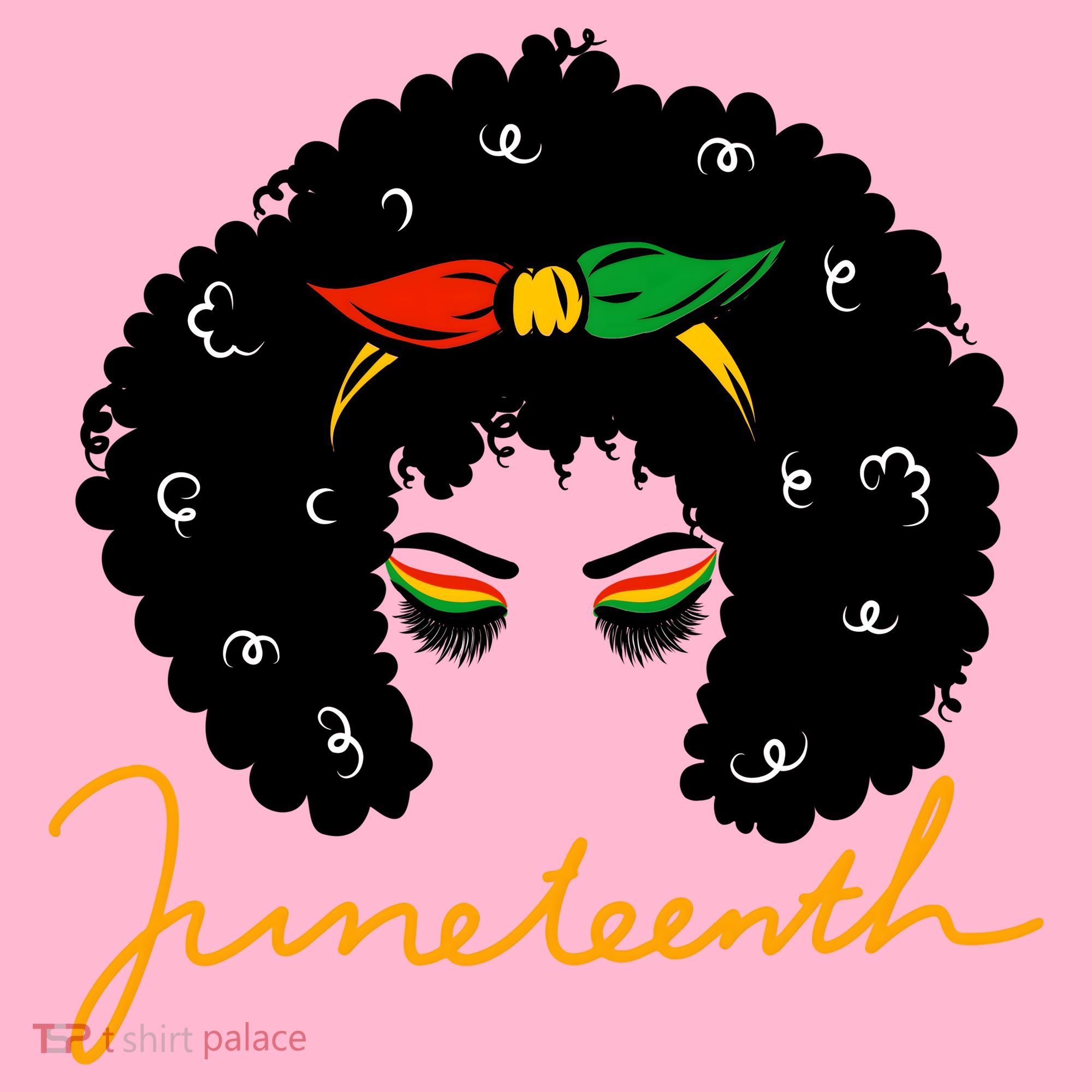 Juneteenth Pride Afro Hair Black History Coaster