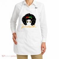 Juneteenth Pride Afro Hair Black History Apron thumb 2