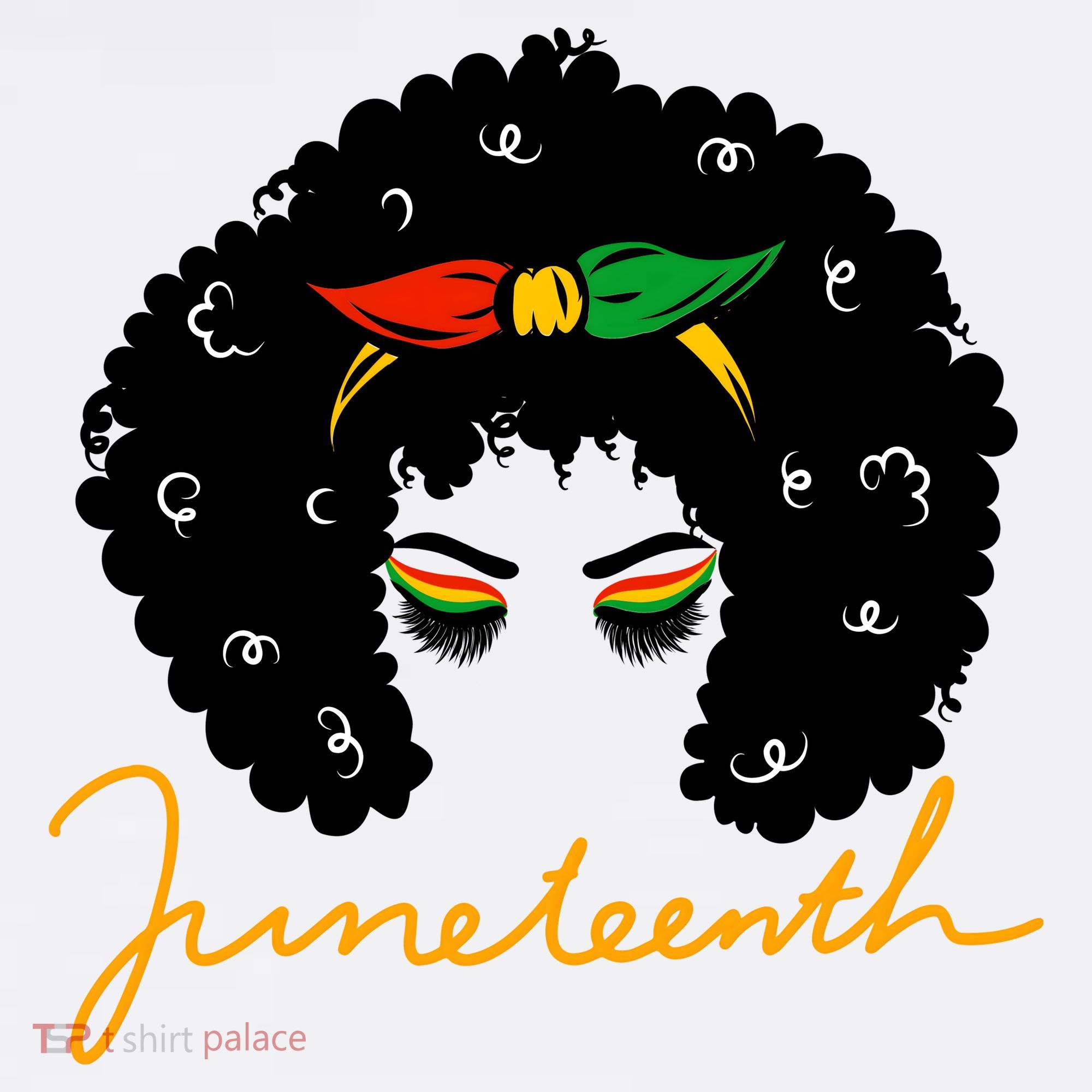 Juneteenth Pride Afro Hair Black History Women's Hoodie