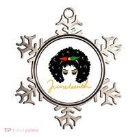 Juneteenth Pride Afro Hair Black History Ornament thumb 0