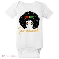 Juneteenth Pride Afro Hair Black History Baby Bodysuit thumb 0