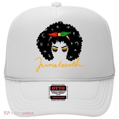 Juneteenth Pride Afro Hair Black History Hat