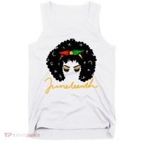 Juneteenth Pride Afro Hair Black History Tank Top thumb 0