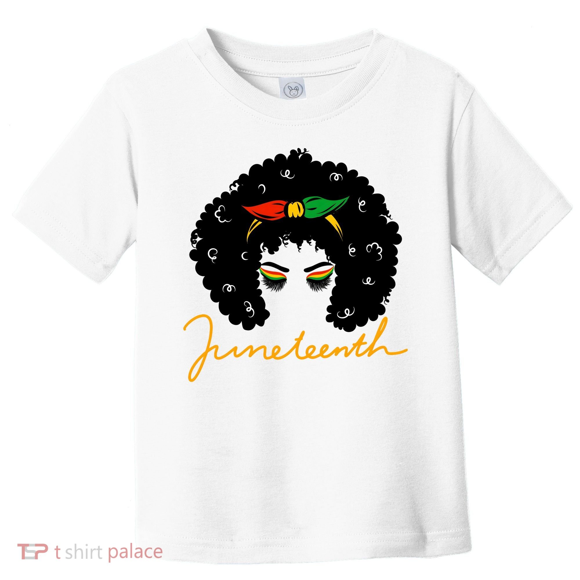 Juneteenth Pride Afro Hair Black History Toddler T-Shirt