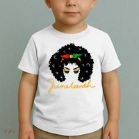 Juneteenth Pride Afro Hair Black History Toddler T-Shirt thumb 2