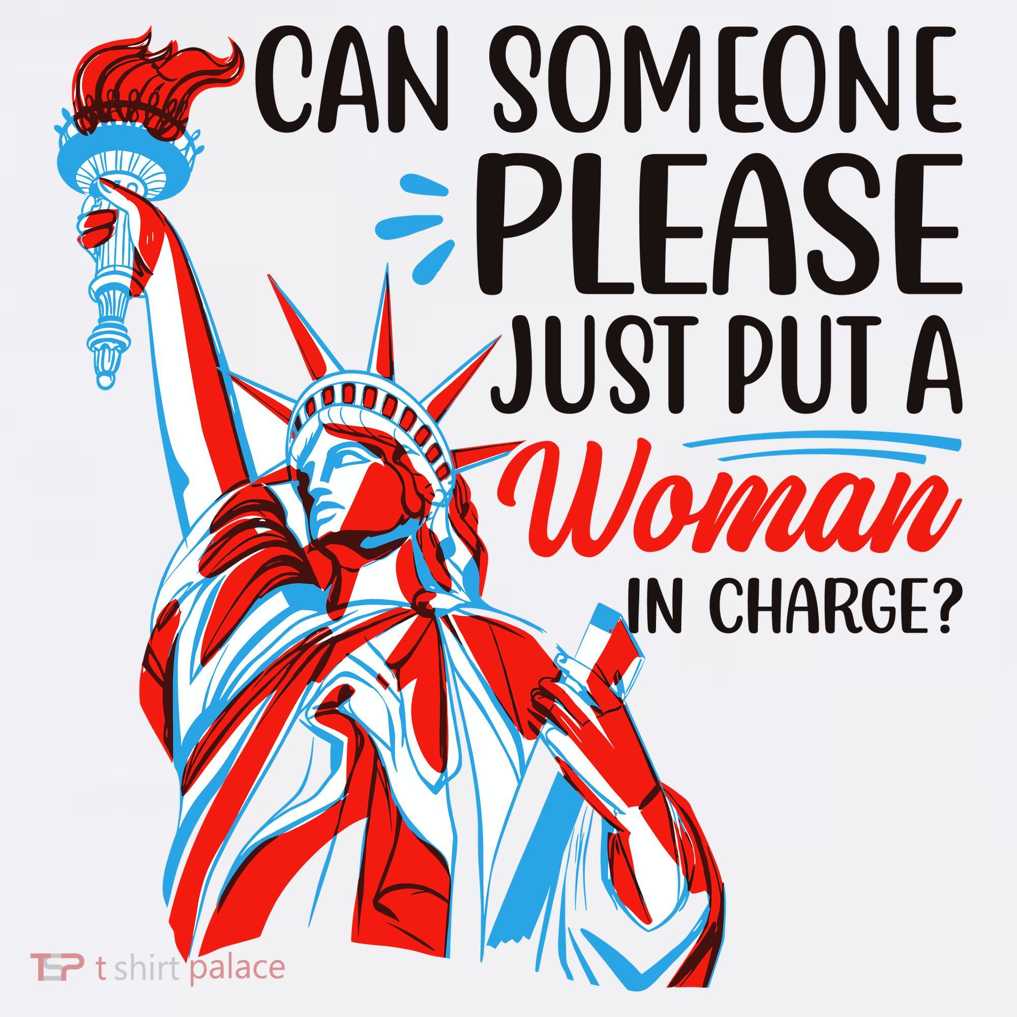 Just Put A Women In Charge Statue Of Liberty Women's Hoodie