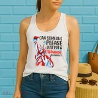 Just Put A Women In Charge Statue Of Liberty Women's Tank Top thumb 2