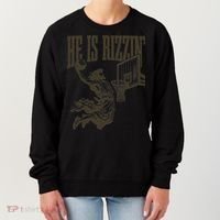 Jesus Playing Basketball He Is Rizzin Women's Sweatshirt thumb 0