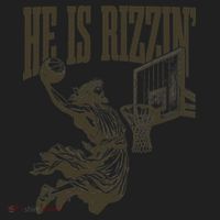 Jesus Playing Basketball He Is Rizzin Women's Sweatshirt thumb 2