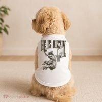 Jesus Playing Basketball He Is Rizzin Doggie Tank thumb 2