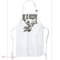 Jesus Playing Basketball He Is Rizzin Apron thumb 0
