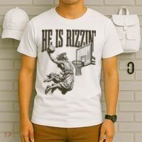 Jesus Playing Basketball He Is Rizzin T-Shirt thumb 6