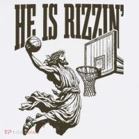 Jesus Playing Basketball He Is Rizzin T-Shirt thumb 7