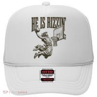 Jesus Playing Basketball He Is Rizzin Hat thumb 0