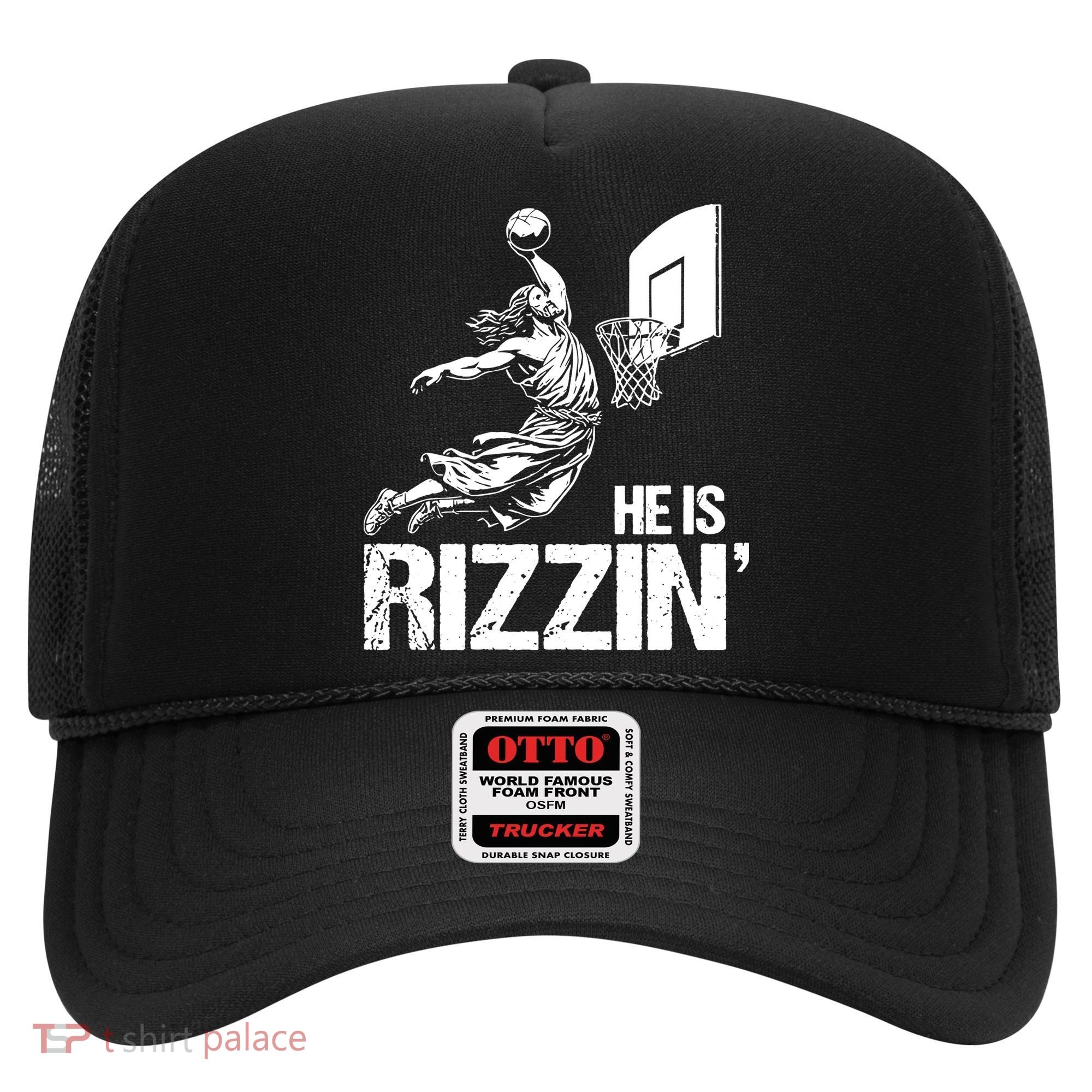 Jesus Playing Basketball He Is Rizzin Trending Funny Jesus Hat