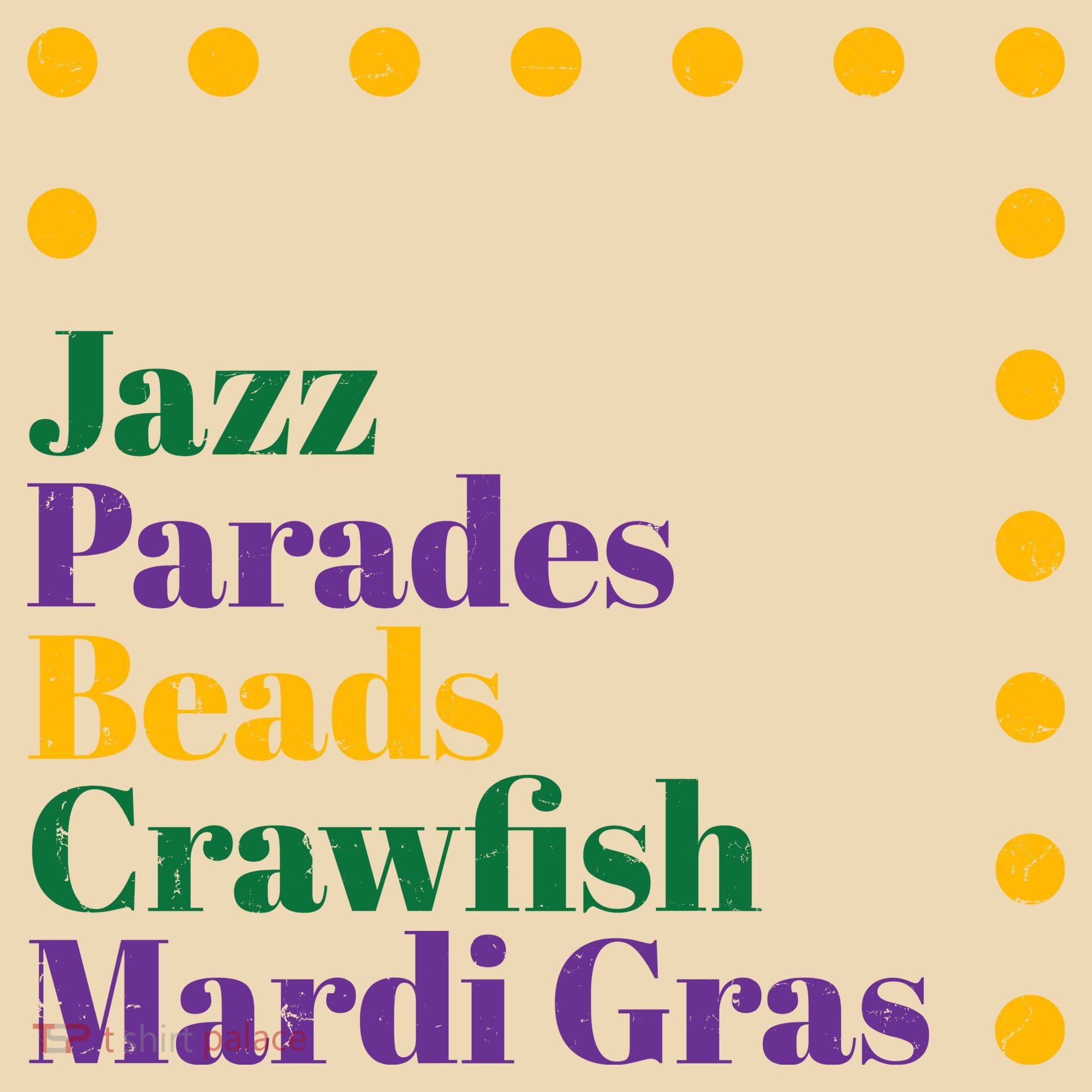Jazz Parades Beads Crawfish Mardi Gras Tote Bag