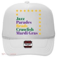 Jazz Parades Beads Crawfish Mardi Gras Hat thumb 0