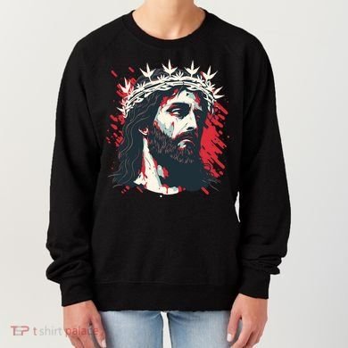 Jesus Painting Christianity Women's Sweatshirt