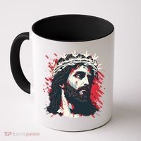 Jesus Painting Christianity Coffee Mug thumb 0