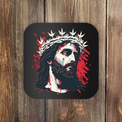 Jesus Painting Christianity Coaster