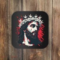Jesus Painting Christianity Coaster thumb 0
