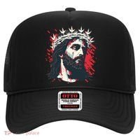 Jesus Painting Christianity Hat thumb 0