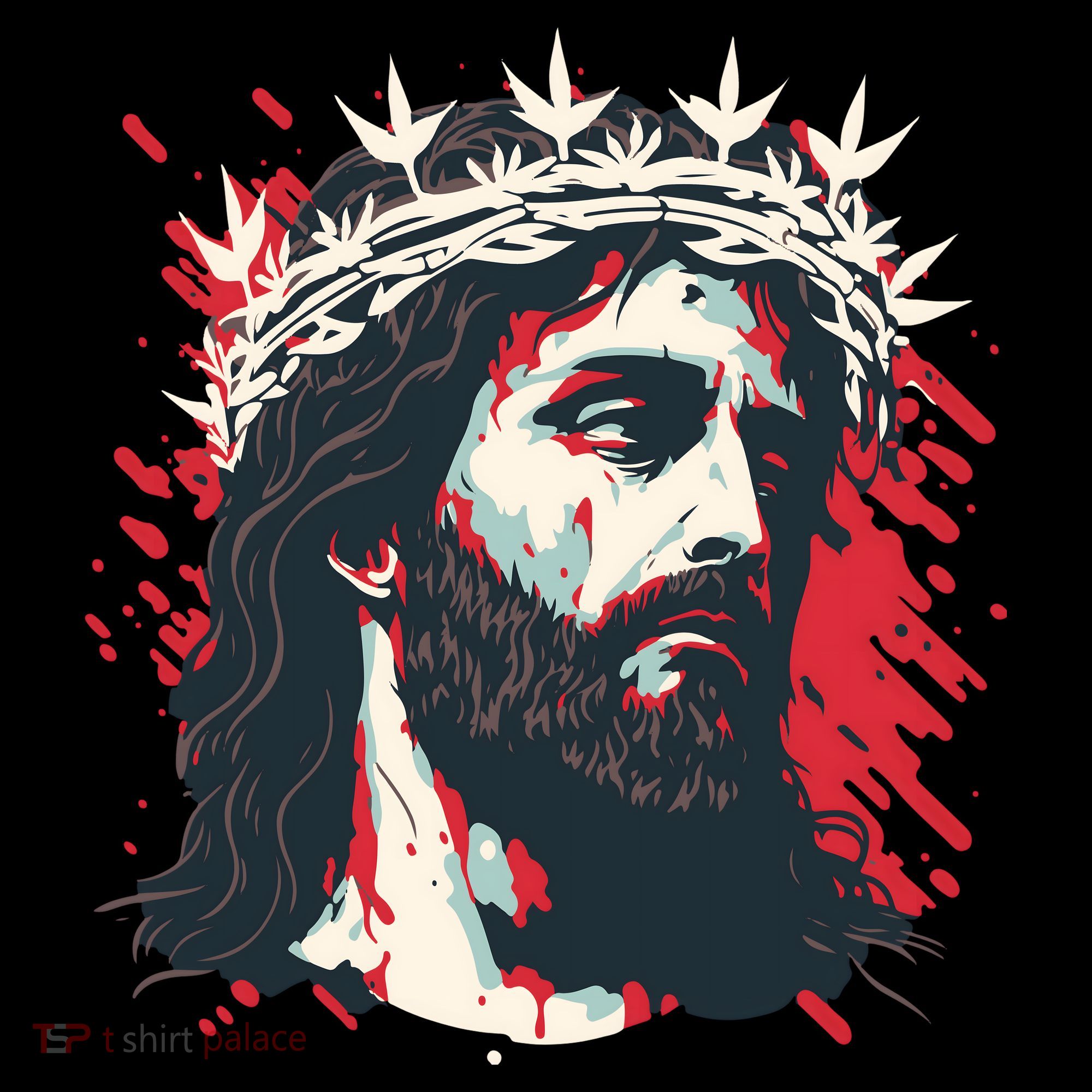 Jesus Painting Christianity Visor