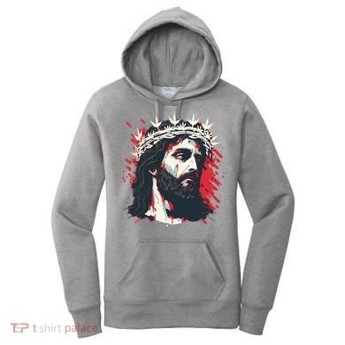 Jesus Painting Christianity Women's Hoodie