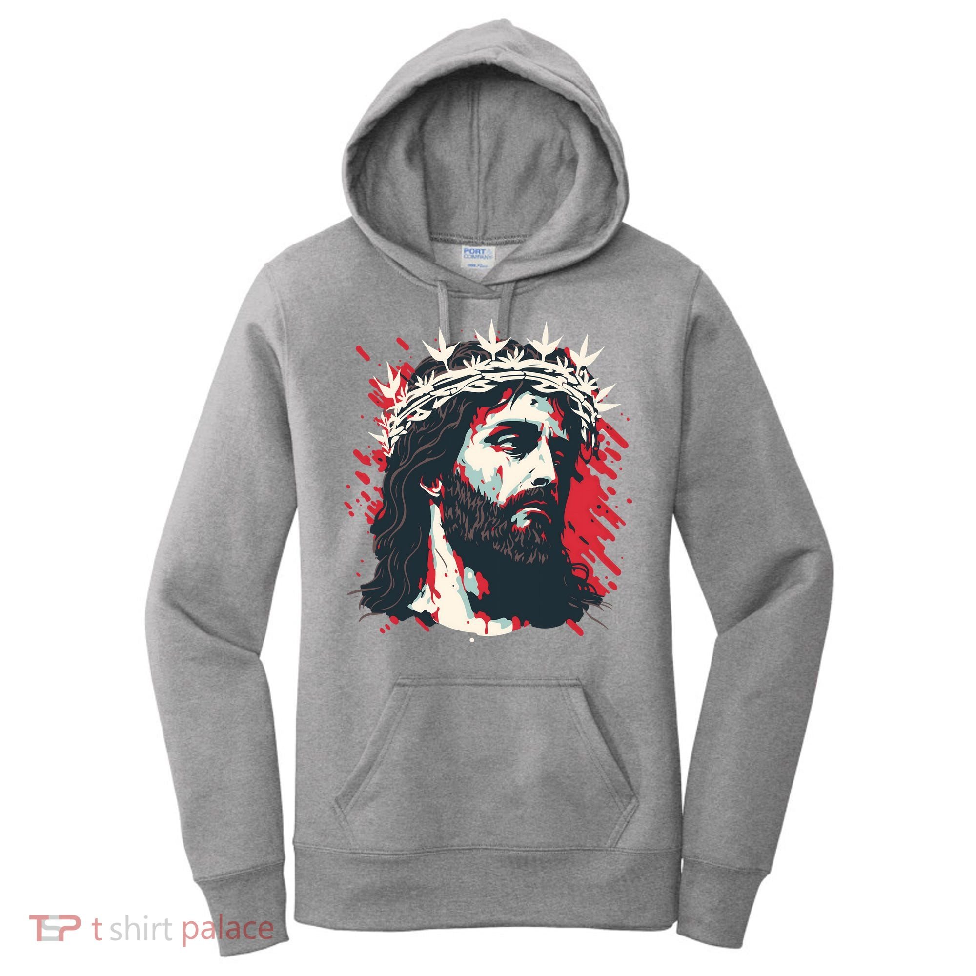 Jesus Painting Christianity Women's Hoodie