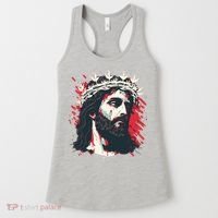 Jesus Painting Christianity Women's Tank Top thumb 0