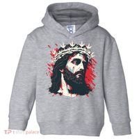 Jesus Painting Christianity Toddler Hoodie thumb 0