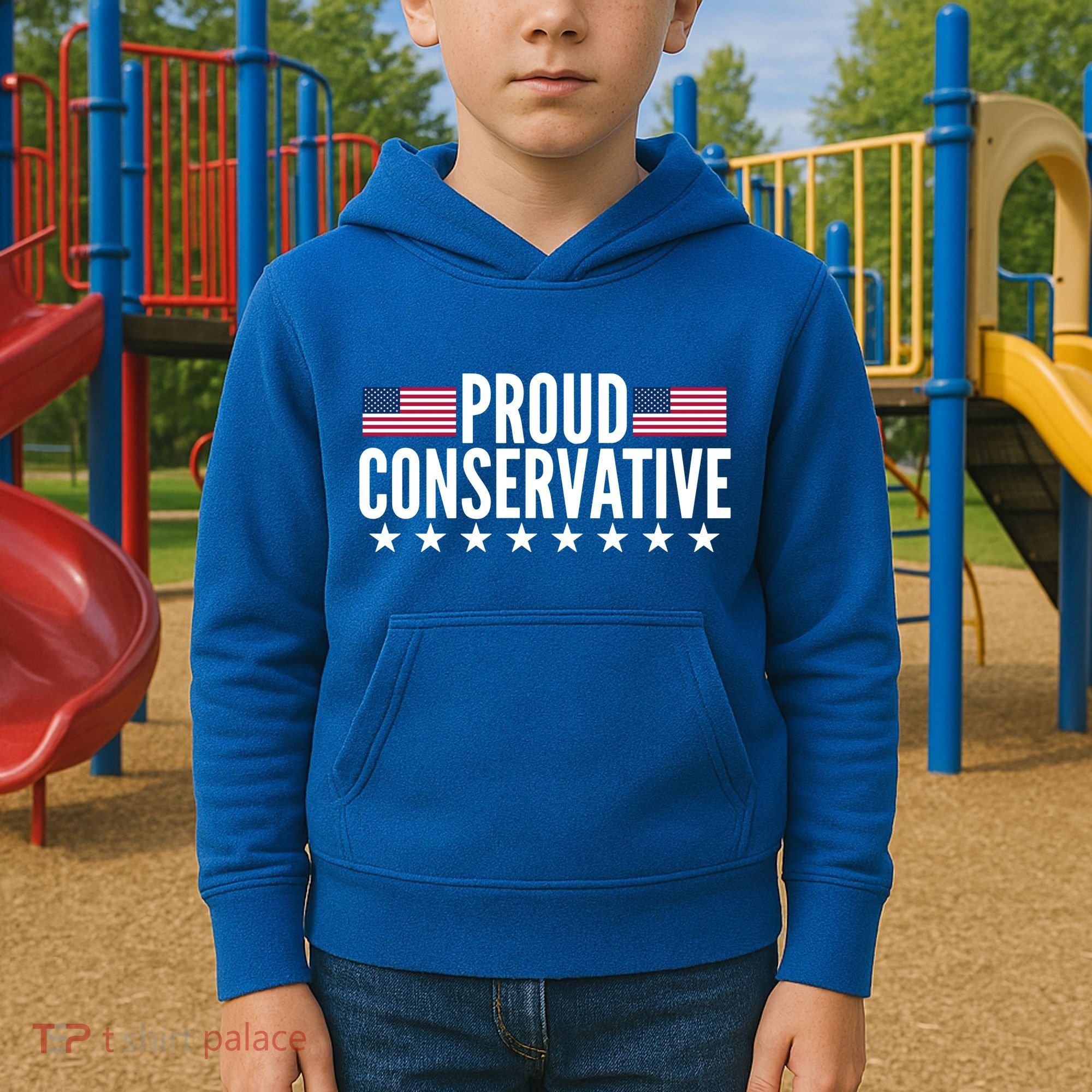 Justjenrx Proud Conservative Kids Hoodie