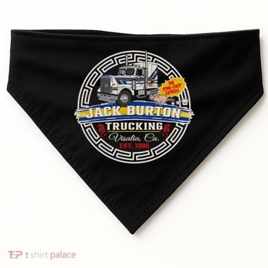 Jack Pork Chop Burton Circle USA-Made Doggie Bandana