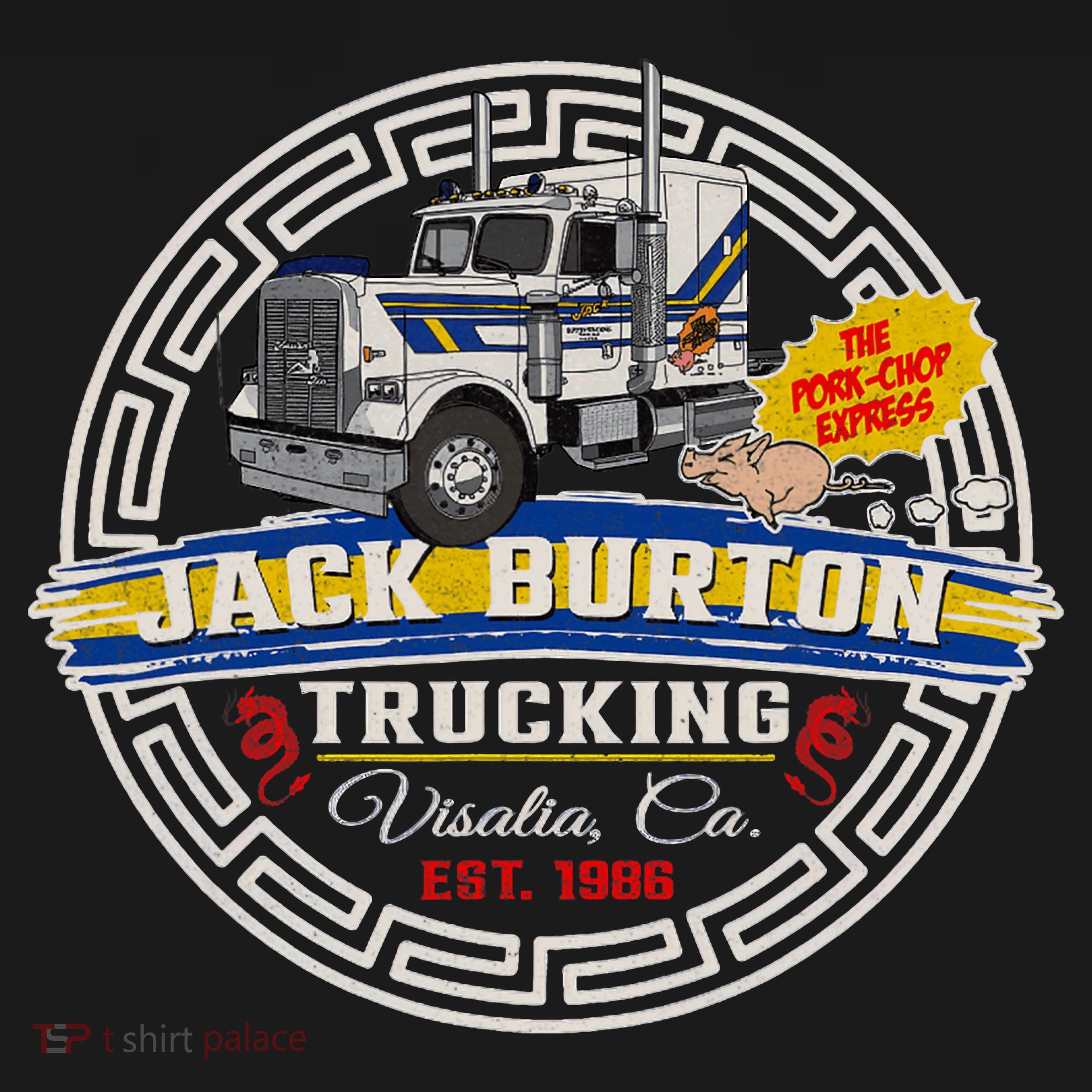 Jack Pork Chop Burton Circle Button