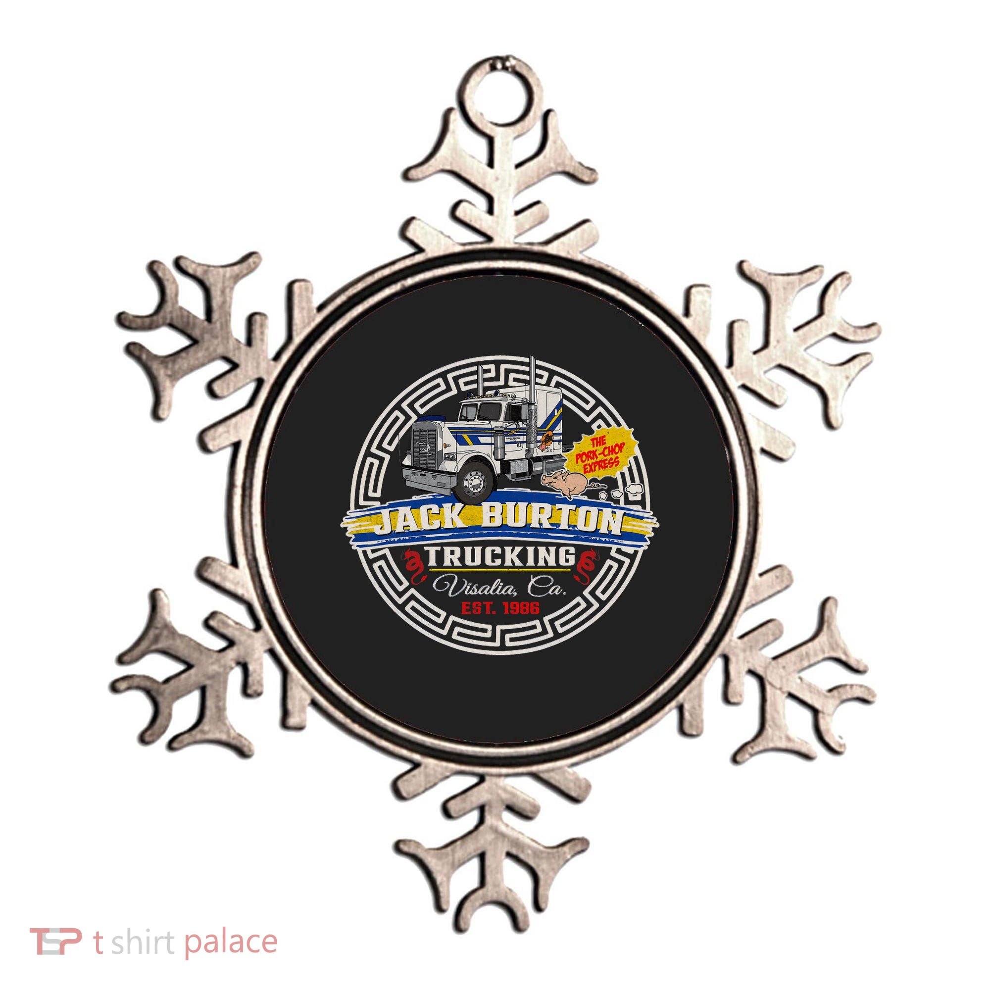 Jack Pork Chop Burton Circle Ornament