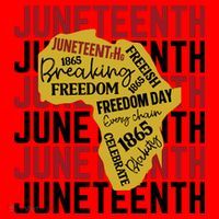 Juneteeth Pride Freedom Black History Santa Hat thumb 1