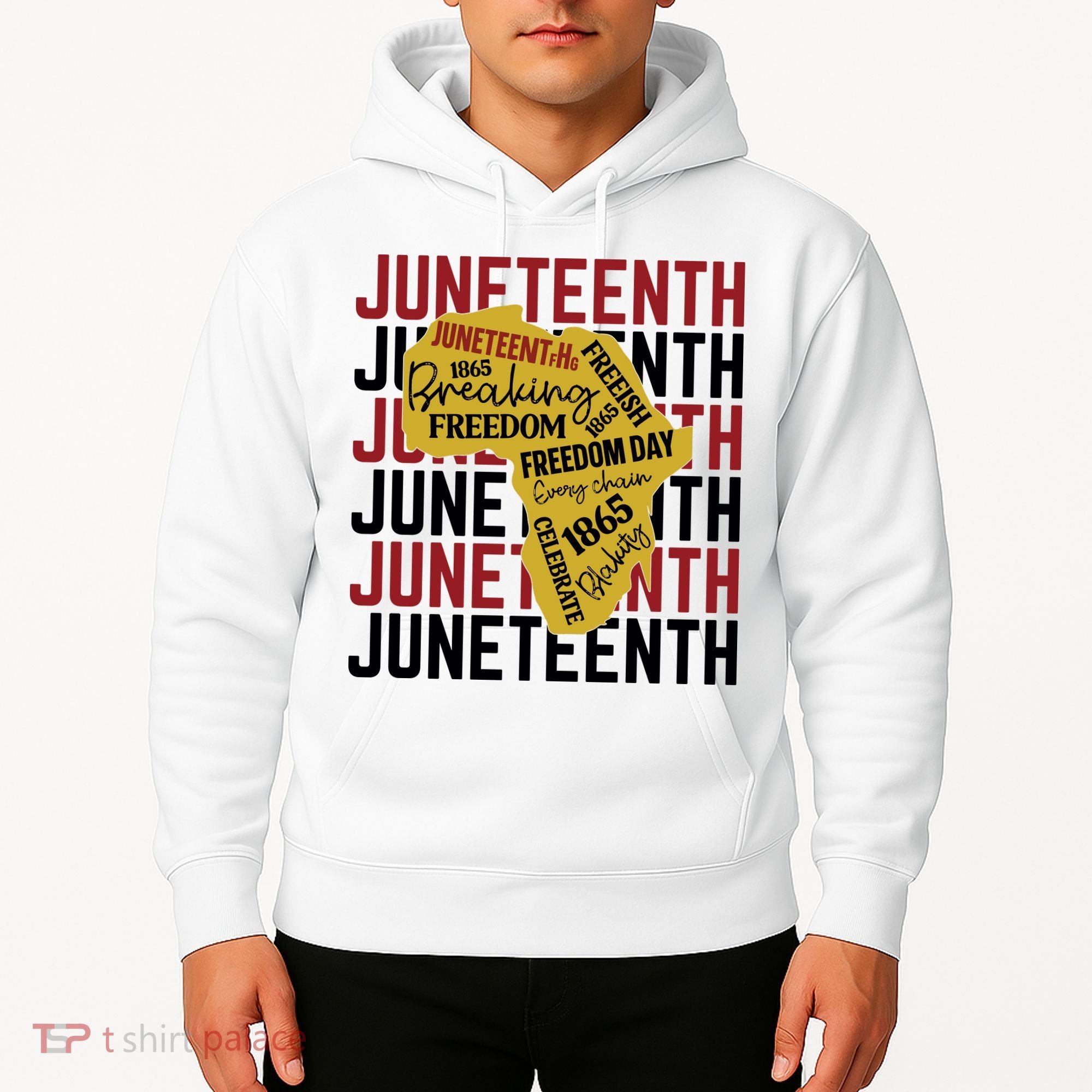 Juneteeth Pride Freedom Black History Hoodie
